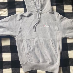 Grey x- small champion hoodie